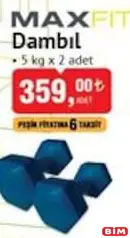 MAXFİT DAMBIL 5 KG X 2 ADET MAXFİT DAMBIL 5 KG X 2 ADET